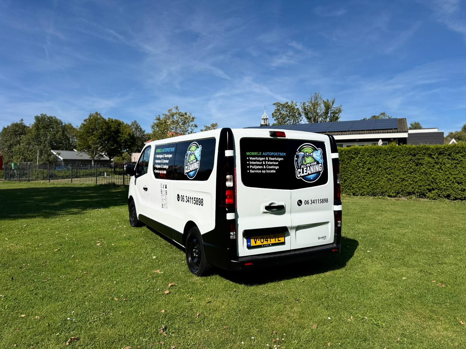 All-In-One Cleaning mobiele service bus